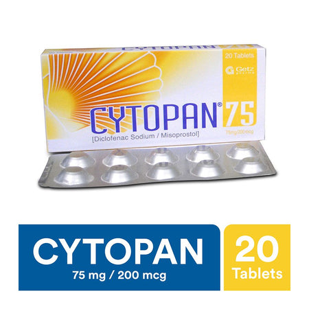 Getz Pharma Cytopan Tablet, 75mg, 20-Pack - Image 2