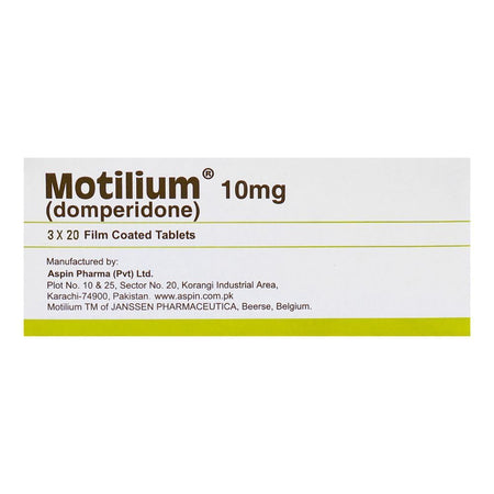 Aspin Pharma Motilium Tablet, 10mg, 1-Strip - Image 2