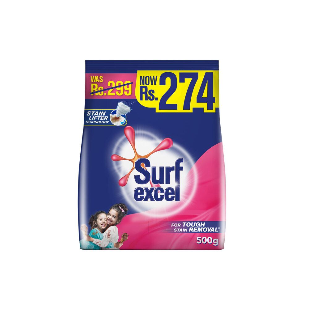 Surf Excel Washing Powder, 500g - Main Image