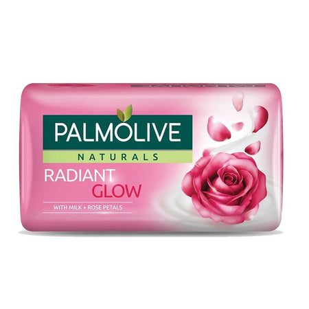 Palmolive Naturals Radiant Glow Soap, Milk + Rose Petals, 130g - Image 2