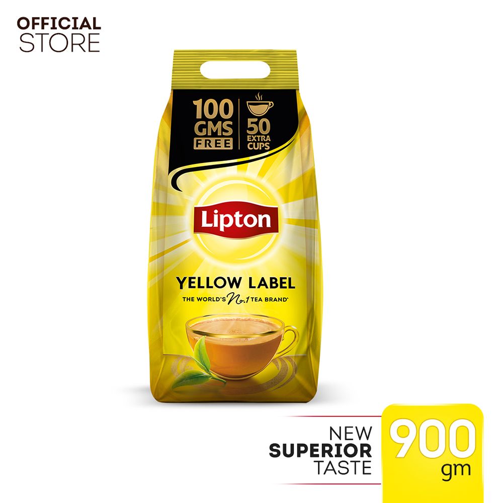 Lipton Yellow Label Black Tea 900g - New Superior Taste - Chai Chahiye - Main Image