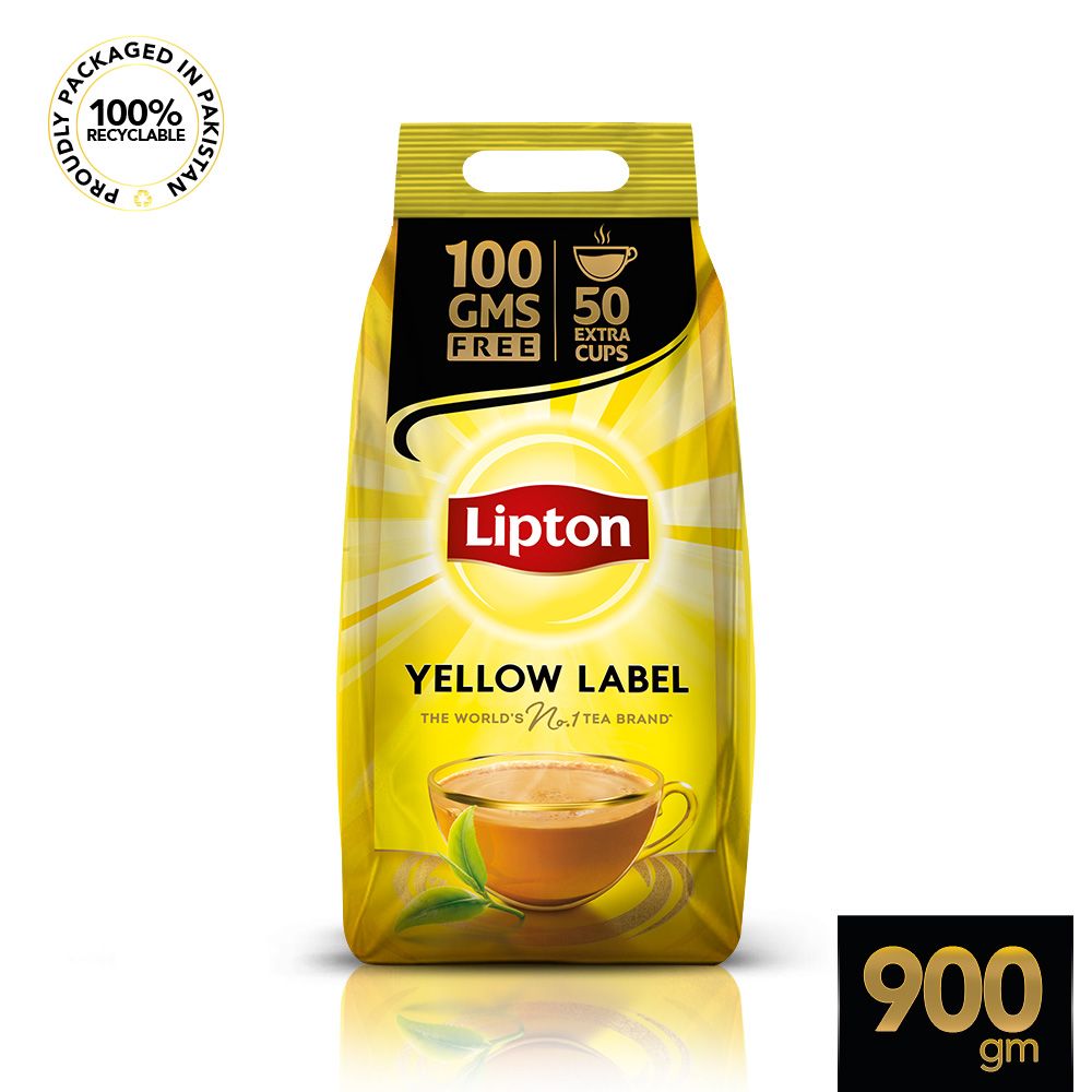 Buy Lipton Yellow Label Tea, 900g Pouch Online in Pakistan – Shopaholic.pk