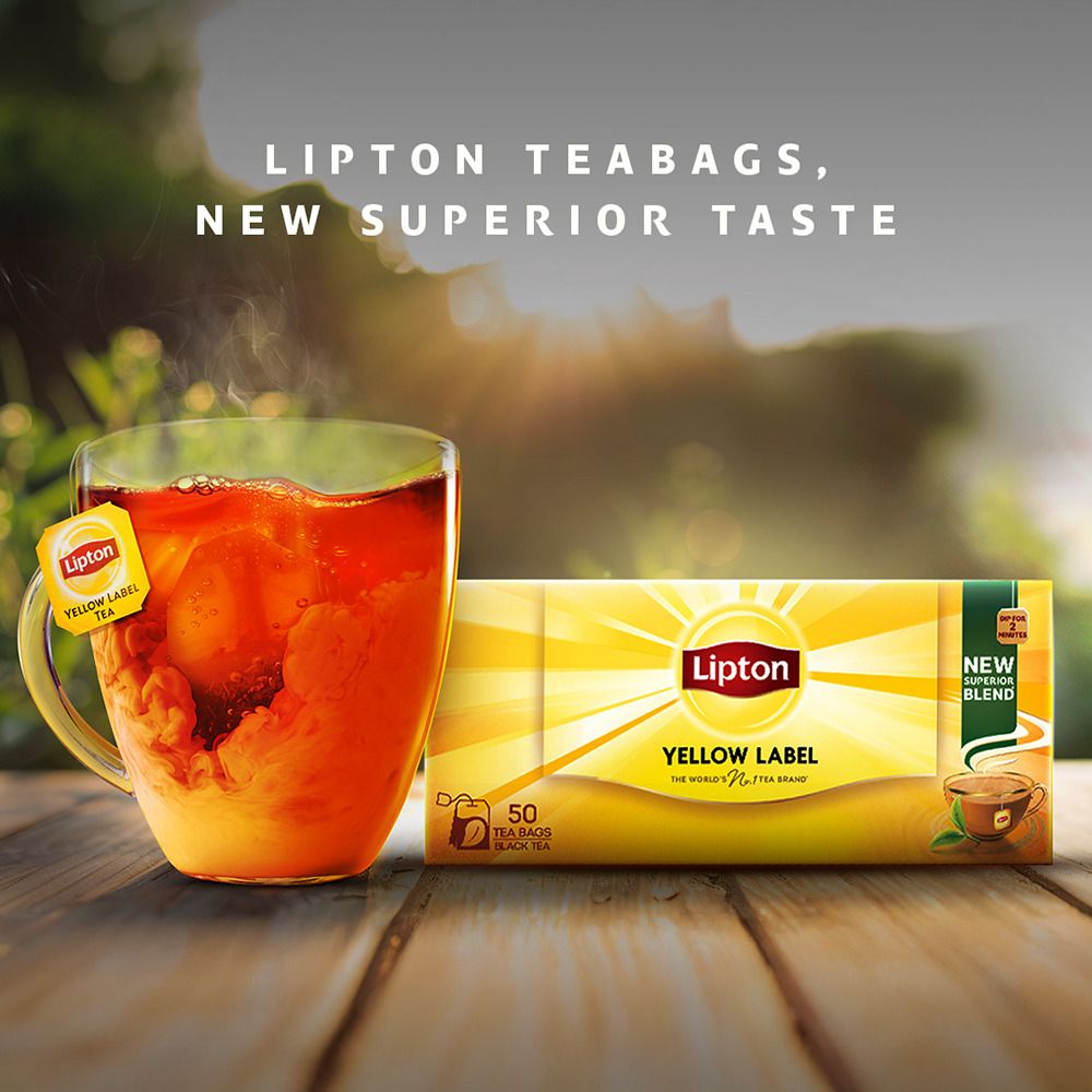 Lipton Yellow Label Black Tea 50 Bags - New Superior Taste - Chai Chahiye - Image 5