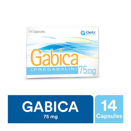 Getz Pharma Gabica Capsule, 75mg, 14-Pack - Image 2