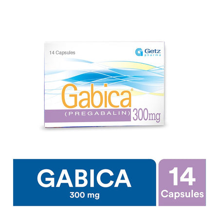 Getz Pharma Gabica Capsule, 300mg, 14 Capsules - Image 2