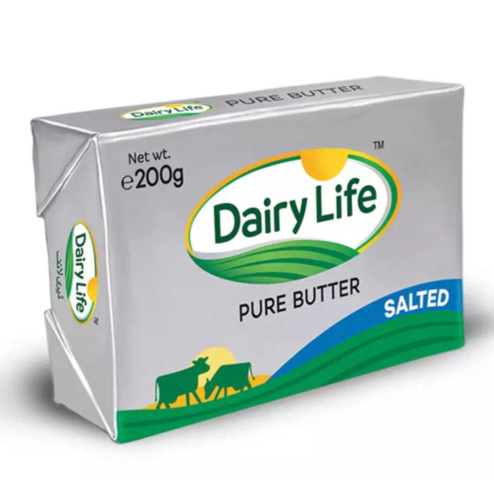 Dairy Life Salted Pure Butter, 200g - Main Image