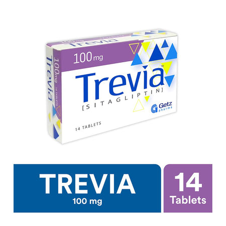 Getz Pharma Trevia Tablet, 100mg, 14-Pack - Image 2