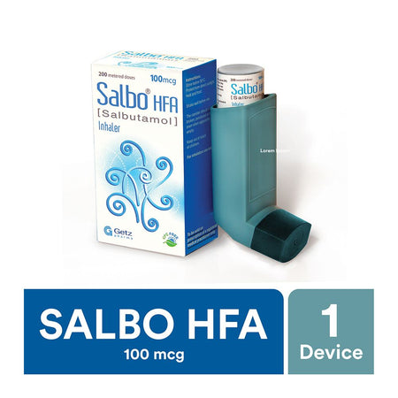 Getz Pharma Salbo Hfa Salbutamol Inhaler, 100mcg - Image 2