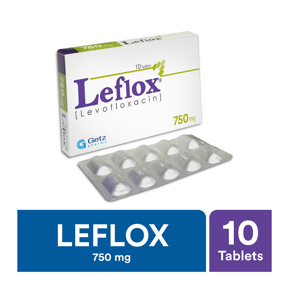 Getz Pharma Leflox Tablet, 750mg, 10 Tablets - Image 2