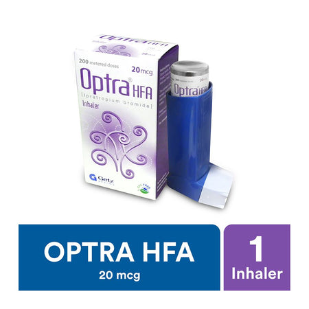Getz Pharma Optra HFA Inhaler, 20mcg, 200 Metered Doses - Image 2