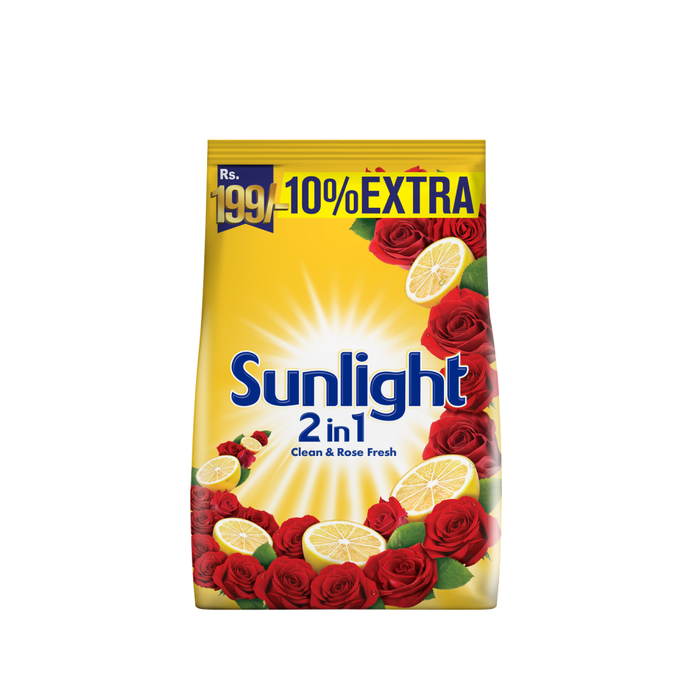 Sun Light 2-in-1 Clean & Rose Fresh Washing Powder, 770g - Main Image