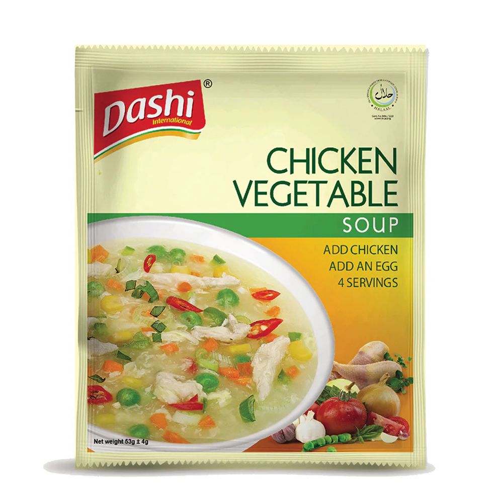 Dashi Chicken Vegetable Soup, 53g - Image 2