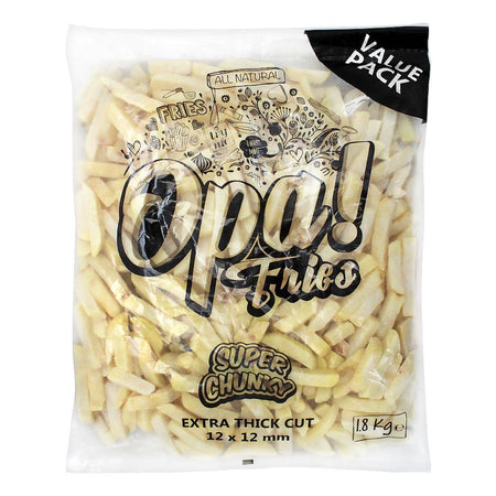 Opa! Fries Super Chunky, Extra Thick Cut, 12x12mm, 2 KG - Main Image
