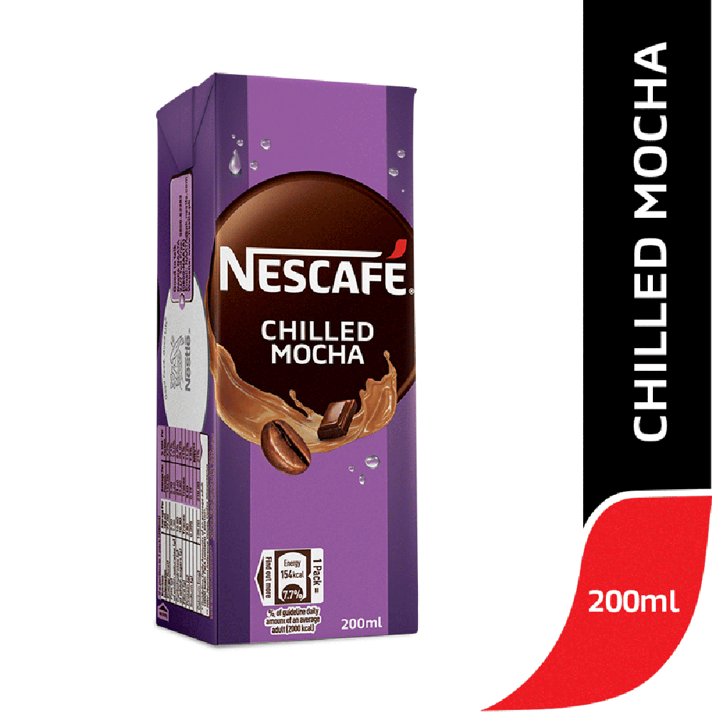 Nestle Nescafe Chilled Mocha Coffee Drink, 200ml - Main Image