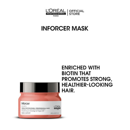 L'Oreal Professionnel Serie Expert Inforcer Mask 300 ML - For Weak & Brittle Hair With Biotin & Vitamin B6 - Main Image