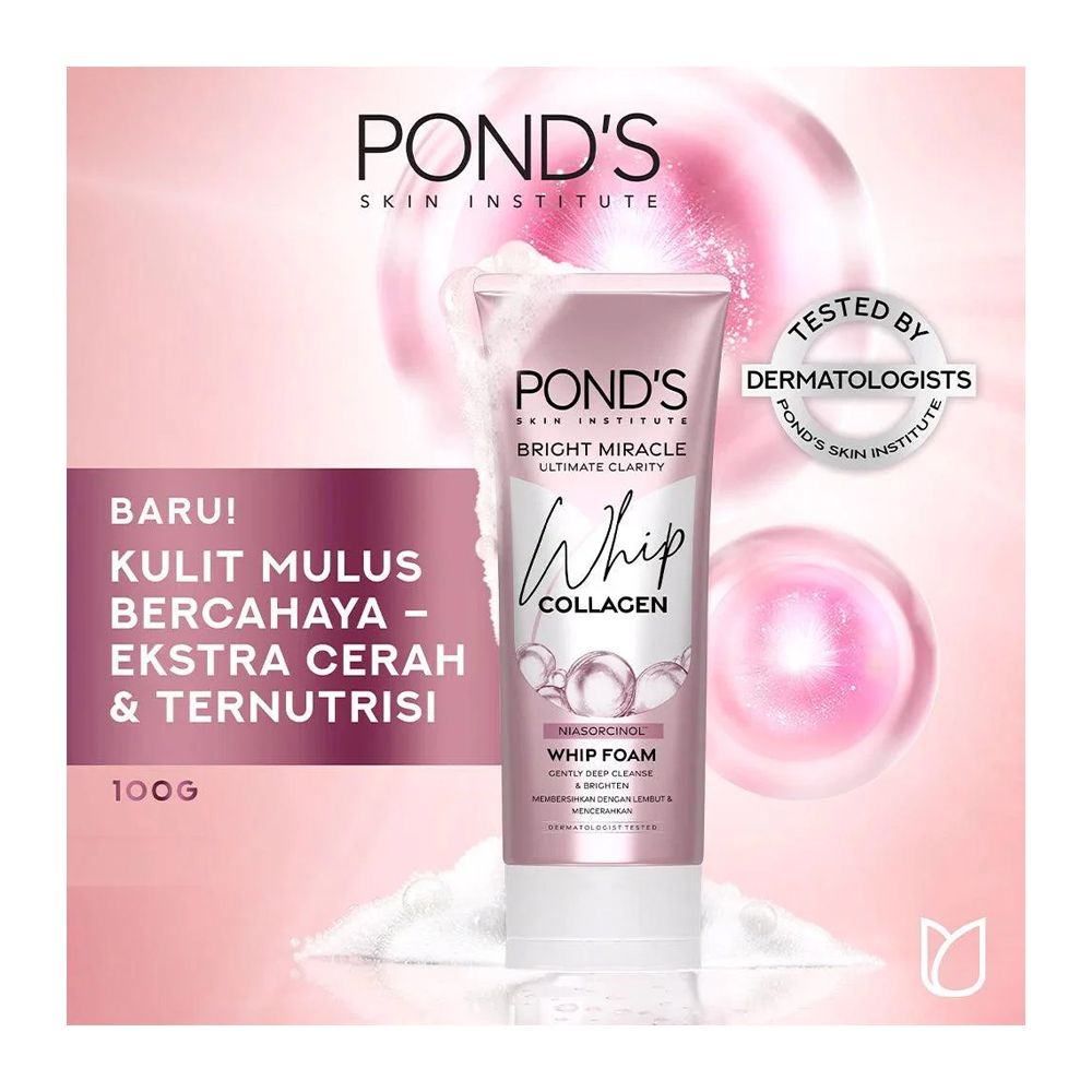 Ponds Bright Miracle Ultimate Clarity Whip Collagen Whip Foam, 100ml - Main Image