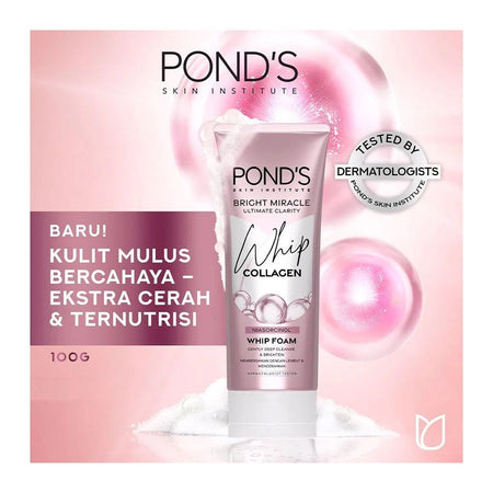 Ponds Bright Miracle Ultimate Clarity Whip Collagen Whip Foam, 100ml - Main Image