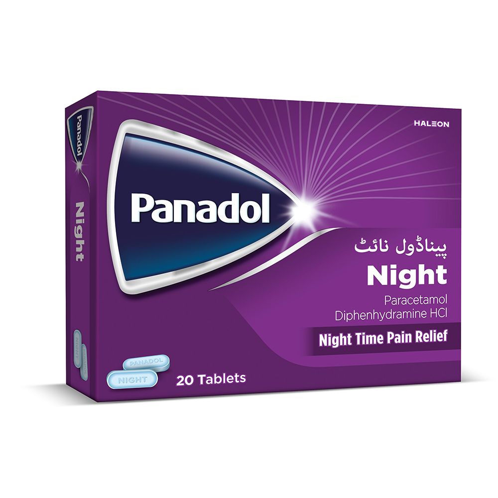 Panadol Night Tablet Strip, 10 Tablets - Image 2