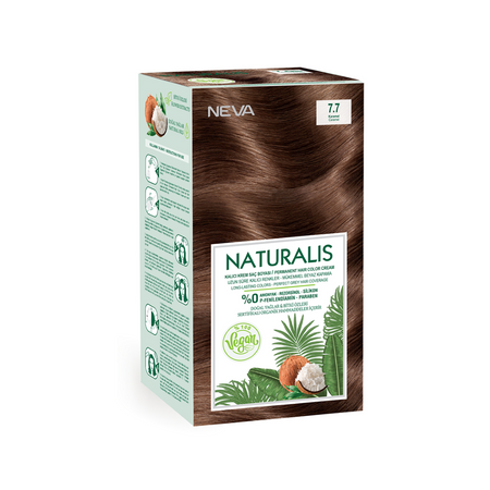 Neva Naturalis Hair Color, 60ml, Kit Pack No. 7.7 Caramel - Main Image