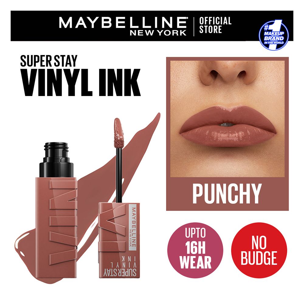 Maybelline New York Superstay Vinyl Ink Longwear Liquid Lipstick, 120 Punchy - Main Image