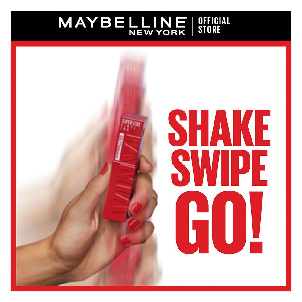 Maybelline New York Superstay Vinyl Ink Longwear Liquid Lipstick, 120 Punchy - Image 7