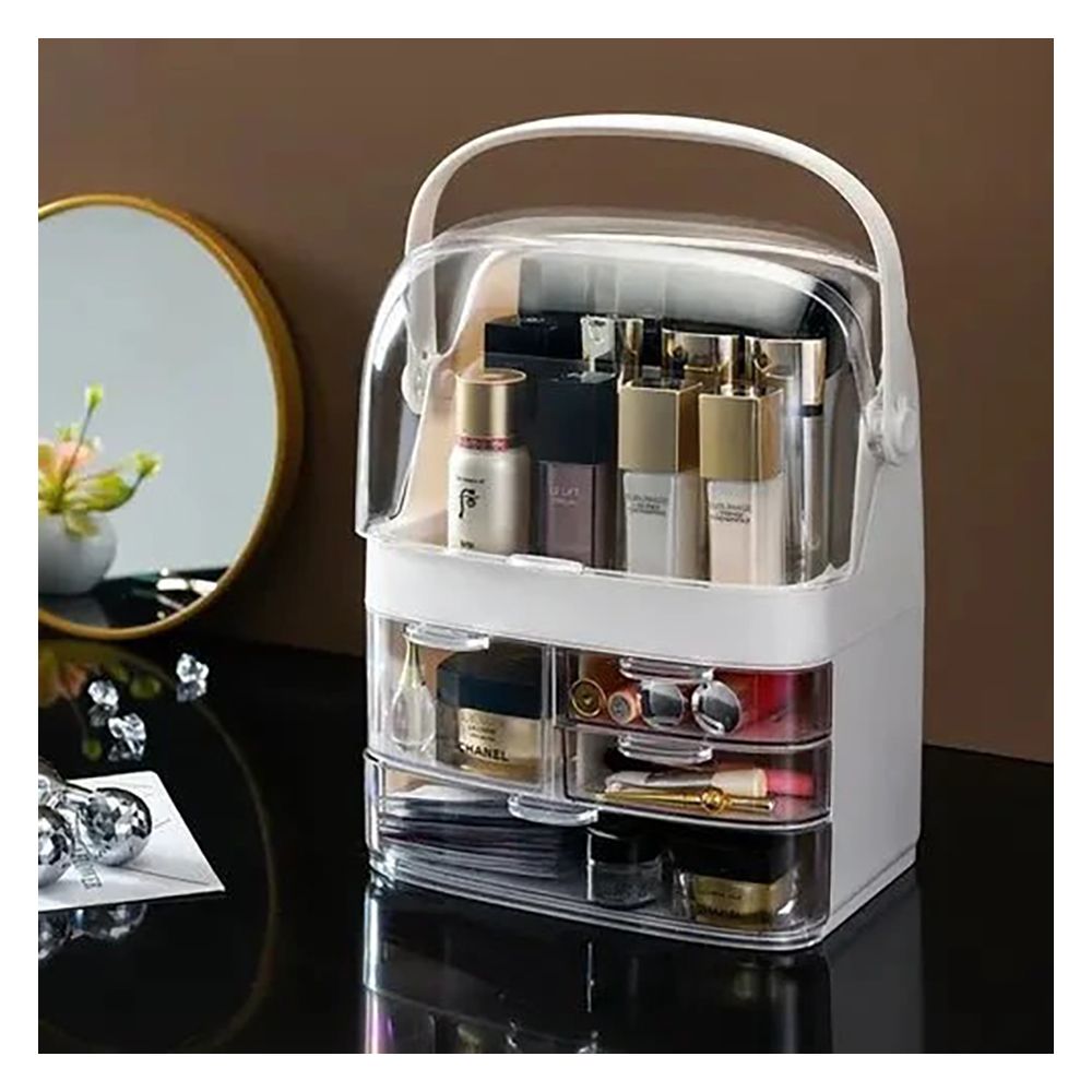 Matrix Transparent Cosmetics Organizer With Drawers, Large Capacity, Makeup Organizer for Vanity - Main Image