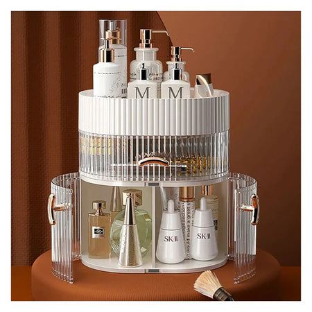 Matrix Deluxe Makeup Organizer With Drawers, Large Capacity Makeup Case, Makeup Organizer for Vanity - Image 2