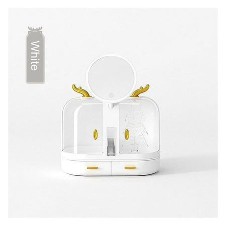 Matrix Elegant Makeup Organizer With Led Mirror & Drawers, Large Capacity Makeup Organizer - Image 3