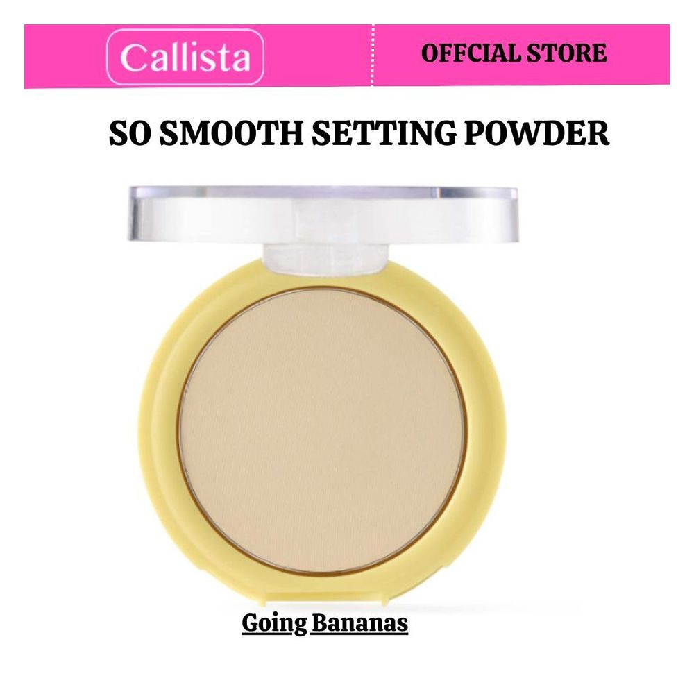 Callista So Smooth Setting Powder, Vegan, Vitamin E & Cruelty Free, 10g, 02 Going Banana - Main Image