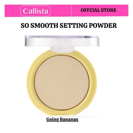 Callista So Smooth Setting Powder, Vegan, Vitamin E & Cruelty Free, 10g, 02 Going Banana - Main Image
