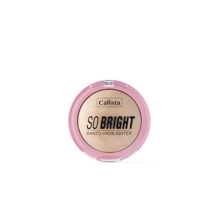 Callista So Bright Baked Highlighter, 01 Snowy Glowy Light, Vegan, Macadamia Oil, Cruelty Free, 10g - Image 2