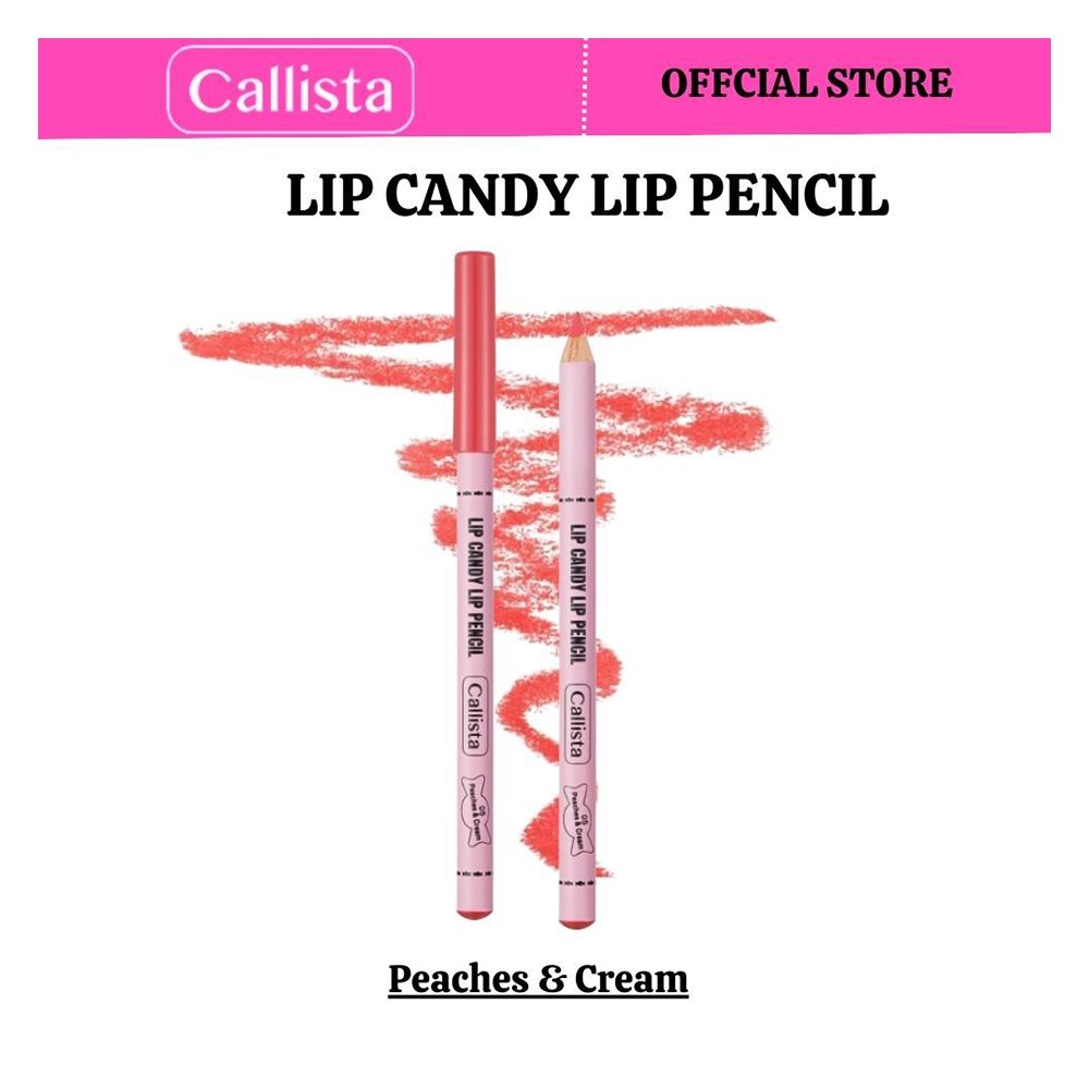 Callista Lip Candy Lip Pencil, Color Up & Define For Statement Lips, 05 Peaches & Cream - Main Image
