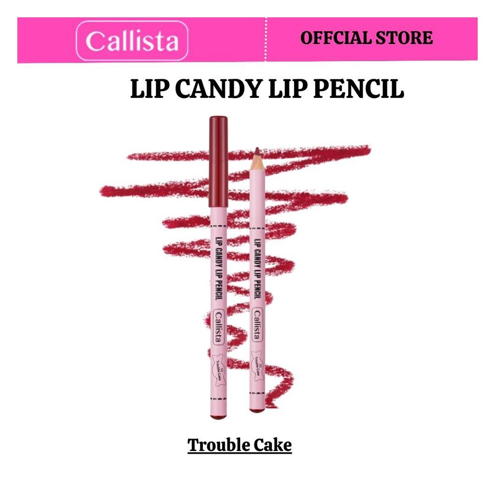 Callista Lip Candy Lip Pencil, Color Up & Define For Statement Lips, 10 Troubled Cake - Main Image