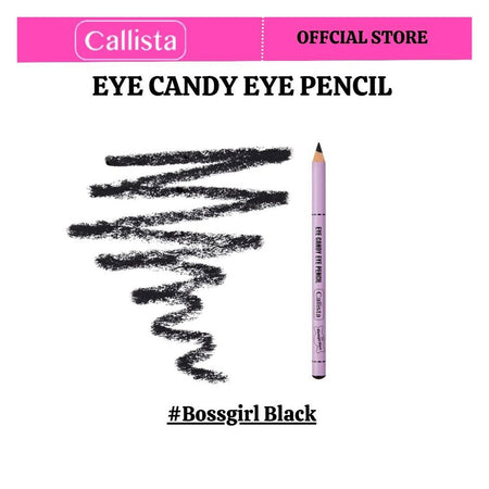 Callista Eye Candy Eye Pencil, Super Soft, High Coverage With Single Stroke, 07 BossGirl Black - Main Image
