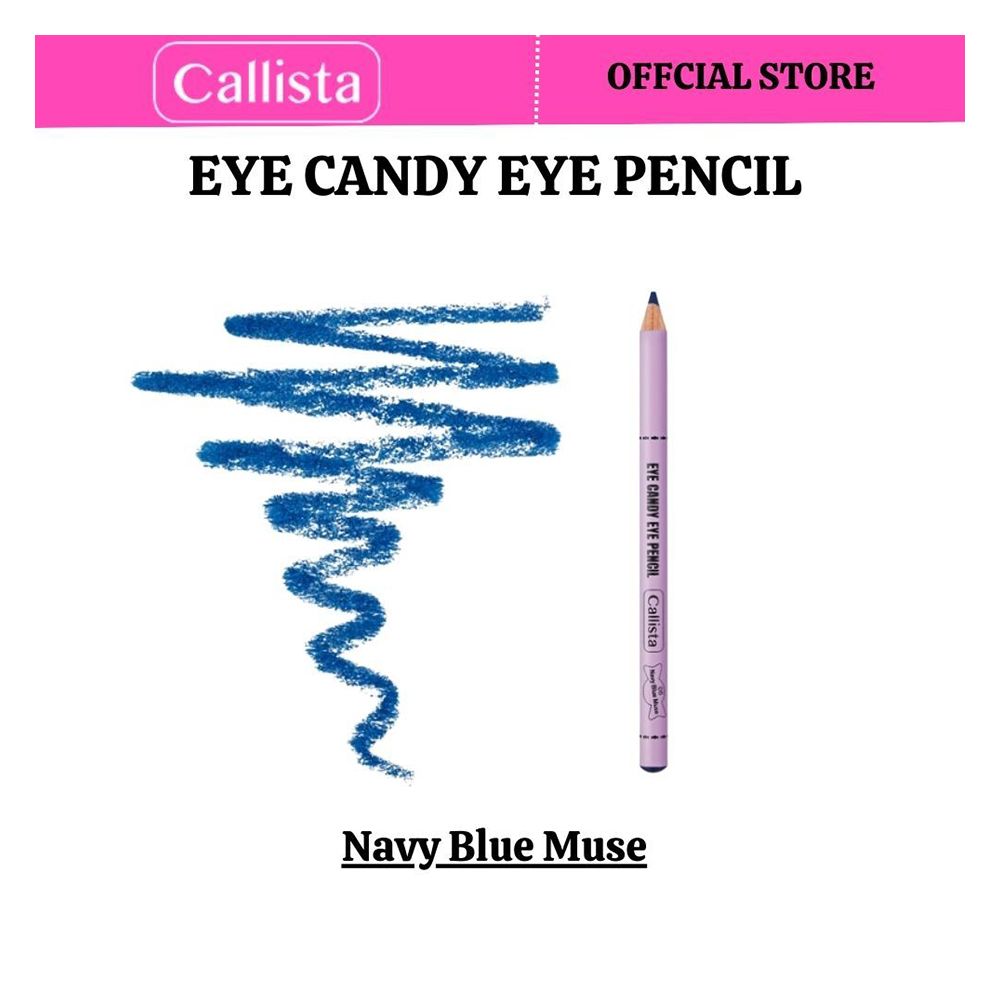 Callista Eye Candy Eye Pencil, Super Soft, High Coverage With Single Stroke, 06 Navy Blue Muse - Main Image