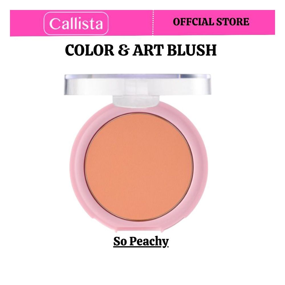 Callista Color & Art Blush, Vegan, Argan Oil & Cruelty Free, 10g, 120 So Peachy - Main Image