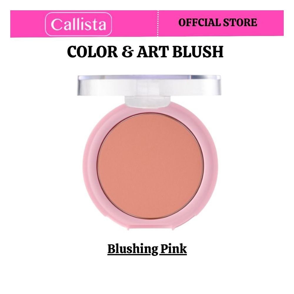 Callista Color & Art Blush, Vegan, Argan Oil & Cruelty Free, 10g, 110 Blushing Pink - Main Image