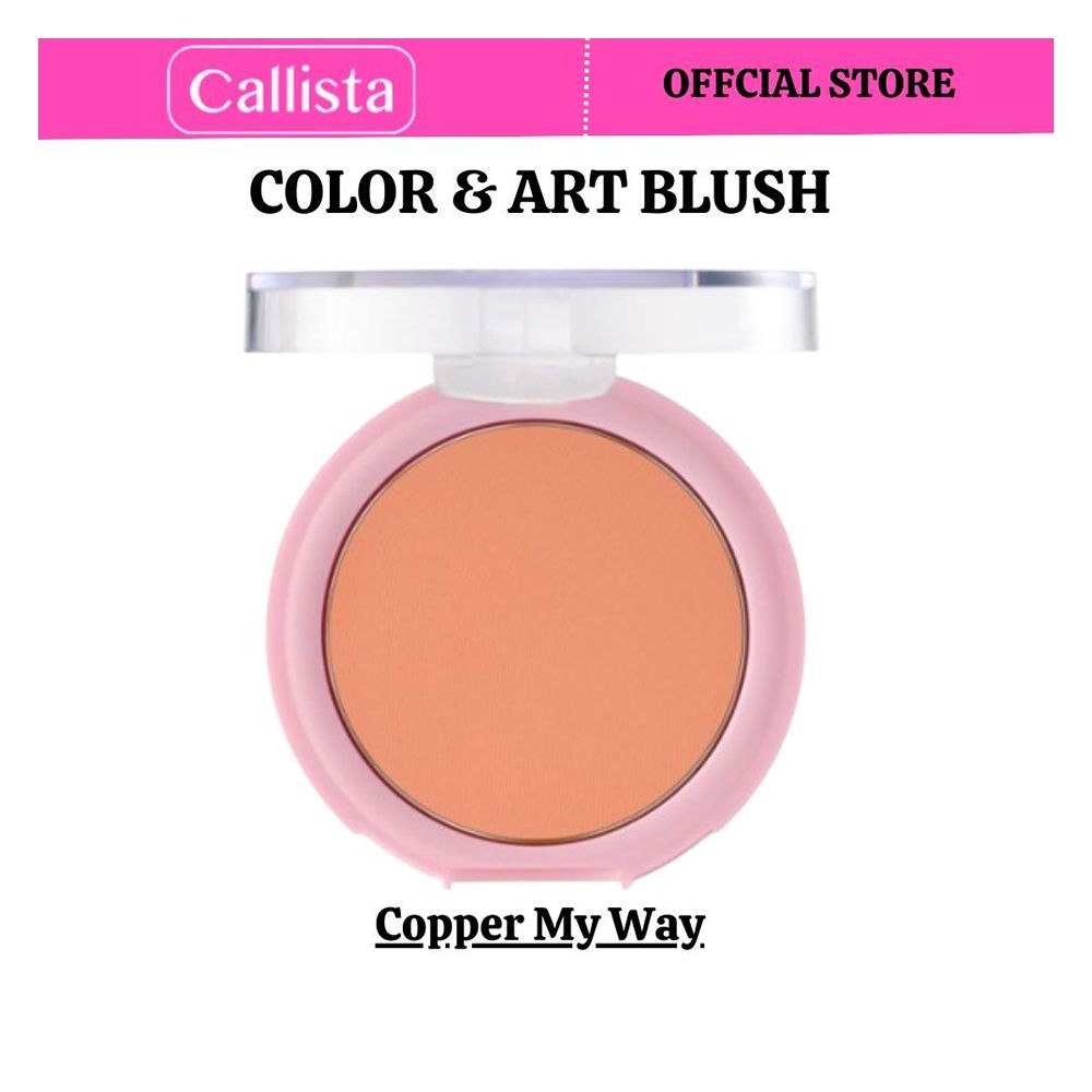 Callista Color & Art Blush, Vegan, Argan Oil & Cruelty Free, 10g, 130 Copper My Way - Main Image