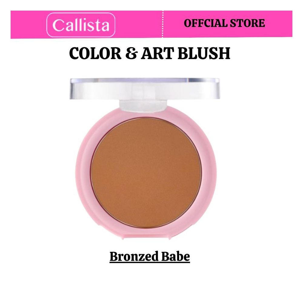 Callista Color & Art Blush, Vegan, Argan Oil & Cruelty Free, 10g, 140 Bronzed Babe - Main Image