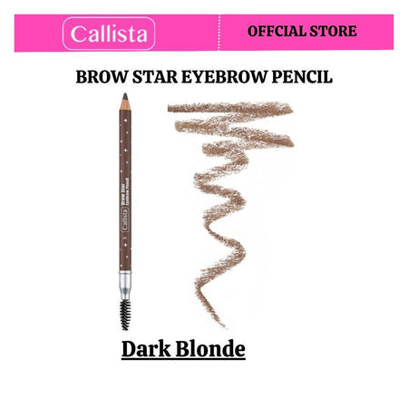 Callista Brow Star Eyebrow Pencil, Long Lasting Waterproof Formula, 01 Dark Blonde - Main Image