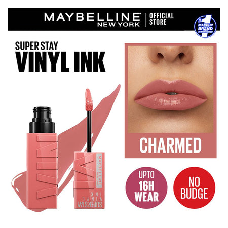 Maybelline New York Superstay Vinyl Ink Longwear Liquid Lipstick, 4.2ml, 100 Charmed - Main Image