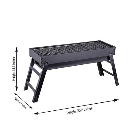 AJF Portable BBQ Grill, Smoked Barbecue, Ideal For Backyard, Picnic & Camping, Q/JLZ02 - Image 2