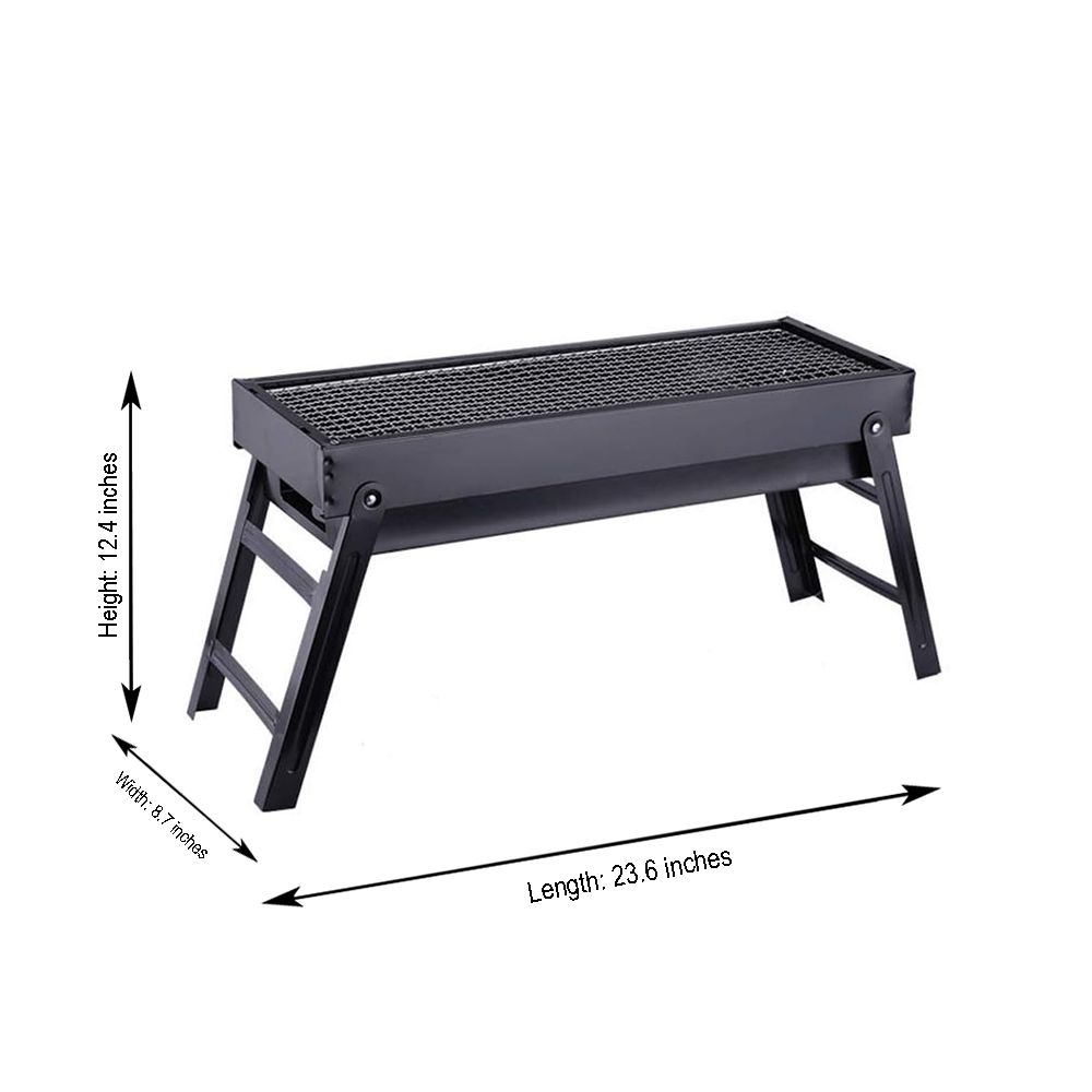 AJF Portable BBQ Grill, Smoked Barbecue, Ideal For Backyard, Picnic & Camping, Q/JLZ02 - Image 2