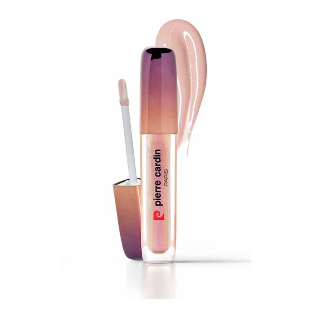 Pierre Cardin Shimmering Lip Gloss, Dazzling Gloss, Super Shine Pearls, Non Sticky, Shea Butter, Champagne - Main Image