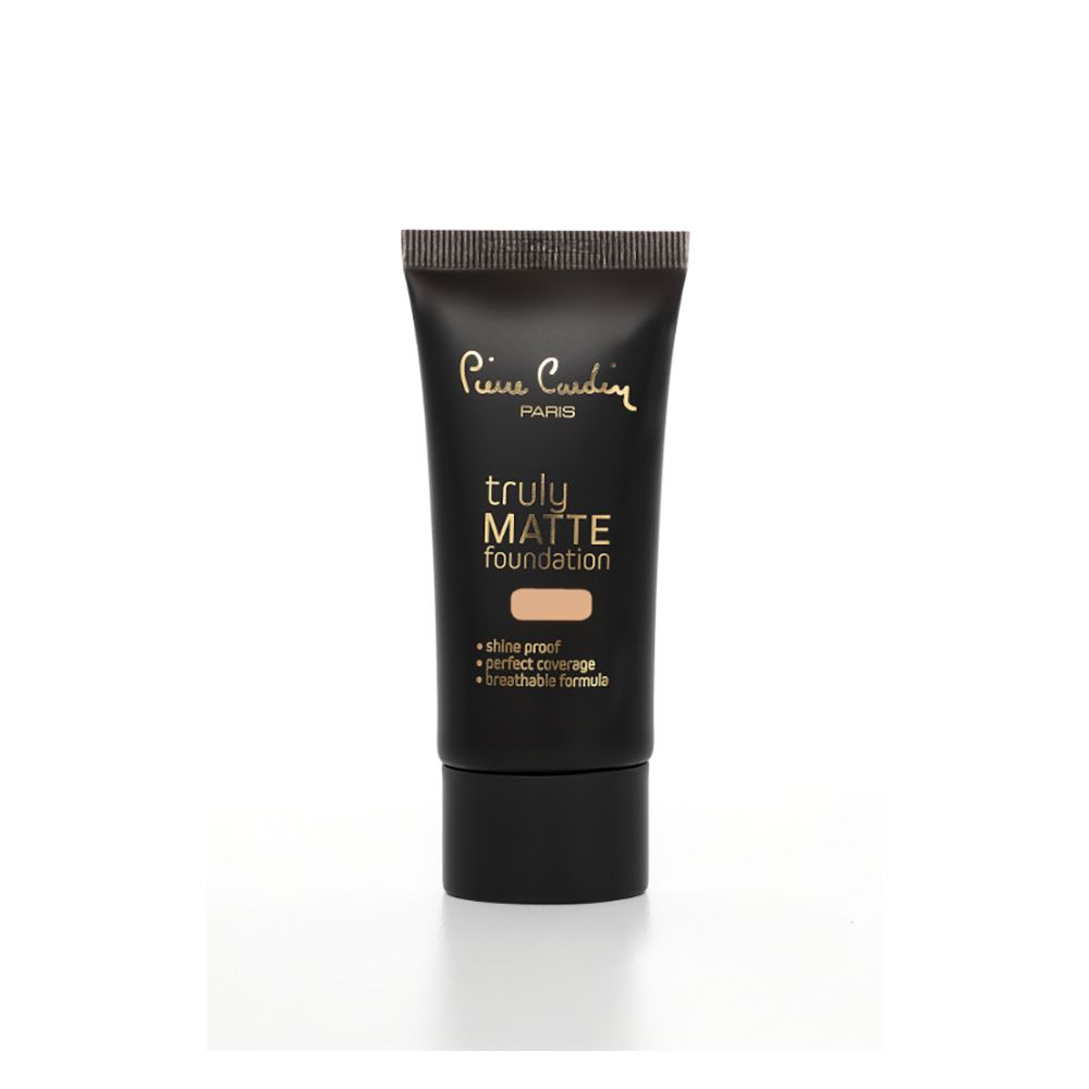 Pierre Cardin Paris Truly Matte Foundation, Shine Proof, Perfect Coverage, Breathable Formula, Beige 170 - Main Image