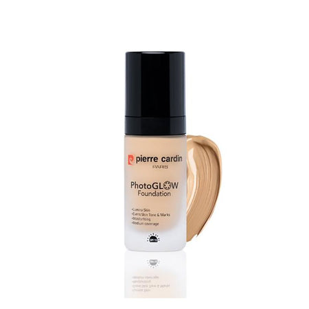 Pierre Cardin Paris Photoglow Foundation, Medium Coverage, Evens Skin Tons & Marks, SPF 15, Very Warm 601 - Main Image