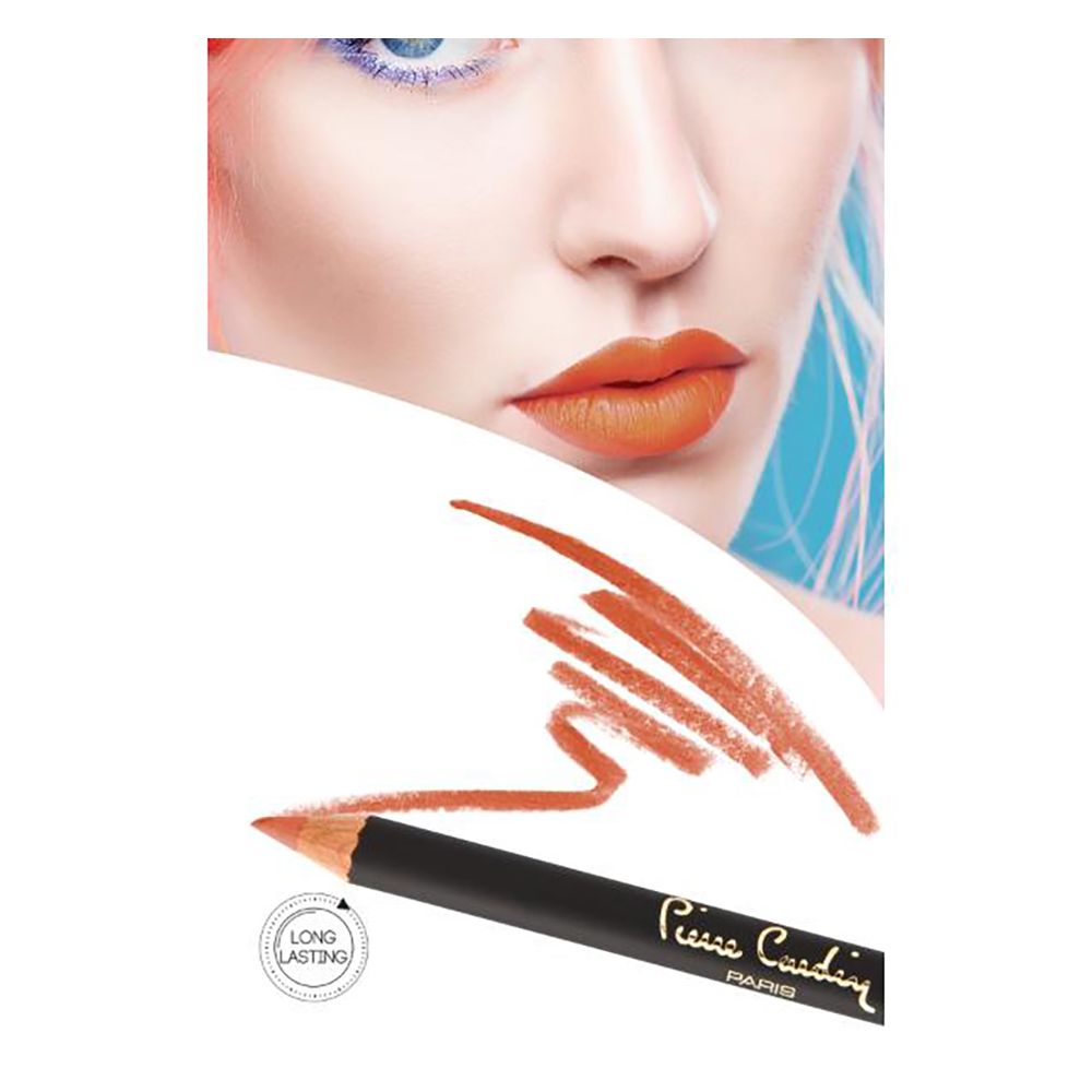 Pierre Cardin Paris Long Lasting Lipliner, Wooden Pencil, Sunset 410 - Main Image