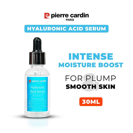Pierre Cardin Paris Hyaluronic Acid Serum, For Plump Smooth Skin, Intense Moisture Boost, 30ml - Main Image