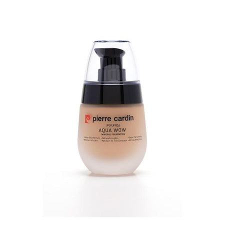 Pierre Cardin Paris Aqua Wow Mineral Foundation, Water Based, Medium to Full Coverage, 32ml, Warm Yellow 406 - Main Image