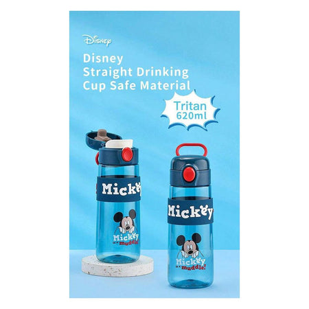 AJF Disney Micky Mouse Water Bottle, 680ml Capacity, Fall Resistant & Non Slip, Assorted Colors - Main Image
